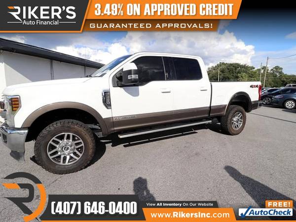 $762/mo - 2019 Ford F-250SD LariatCrew Cab - 100 Approved! - cars &... for sale in Kissimmee, FL – photo 3