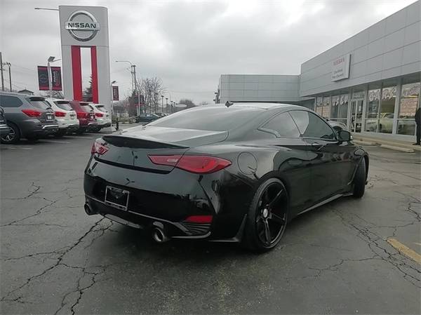 2017 INFINITI Q60 Red Sport 400 coupe Black Obsidian - cars & trucks... for sale in Elgin, IL – photo 3
