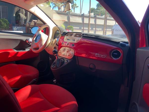 Manual 2012 Fiat 500c Pop convertible. Well maintained! - cars &... for sale in Phoenix, AZ – photo 11
