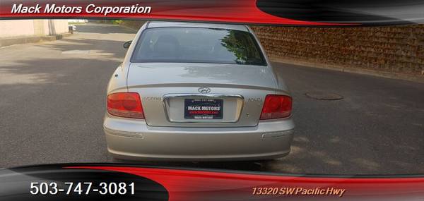 2004 Hyundai Sonata LX V6 Low Miles 79K Leather 25MPG - cars & for sale in Tigard, OR – photo 8