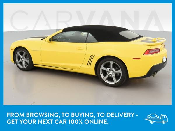 2014 Chevy Chevrolet Camaro LT Convertible 2D Convertible Yellow for sale in LAWTON, OK – photo 5