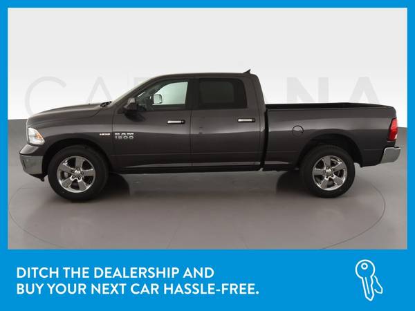 2017 Ram 1500 Crew Cab Big Horn Pickup 4D 6 1/3 ft pickup Black for sale in Louisville, KY – photo 4