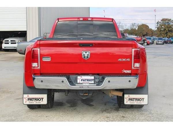 2015 Ram 3500 Laramie Longhorn (Flame Red Clearcoat) - cars & trucks... for sale in Chandler, OK – photo 4