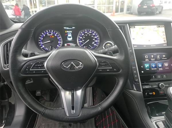2017 INFINITI Q60 Red Sport 400 coupe Black Obsidian - cars & trucks... for sale in Elgin, IL – photo 13