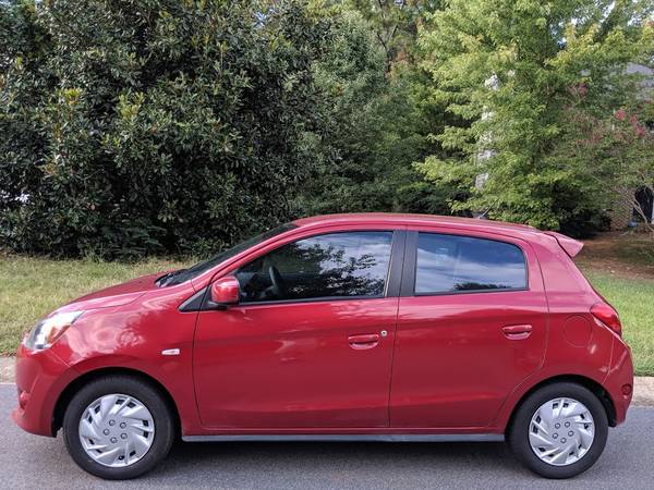 ONLY 44,000 MILES- RED 2015 MITSUBISHI MIRAGE HATCHBACK-WELL KEPT for sale in Powder Springs, GA – photo 2