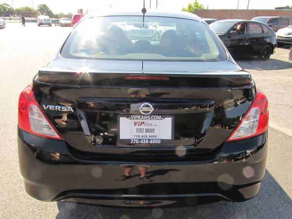 2018 *Nissan* *Versa Sedan* *S Plus CVT* Super Black for sale in Marietta, GA – photo 7