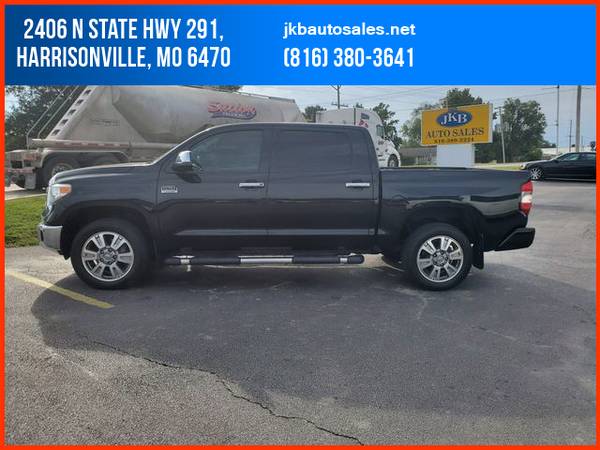 2014 Toyota Tundra CrewMax 4WD 1794 Edition Pickup 4D 5 1/2 ft Trades for sale in Harrisonville, MO – photo 3