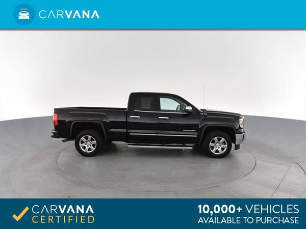 2014 GMC Sierra 1500 Double Cab SLT Pickup 4D 6 1/2 ft pickup BLACK - for sale in Chattanooga, TN – photo 10