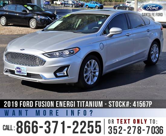 2019 Ford Fusion Energi Titanium Leather Seats - Sunroof for sale in Alachua, FL – photo 3