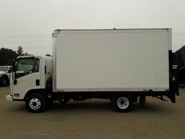 2014 ISUZU NPR 14 FEET BOX TRUCK WITH LIFTGATE - - by for sale in San Jose, CA – photo 15