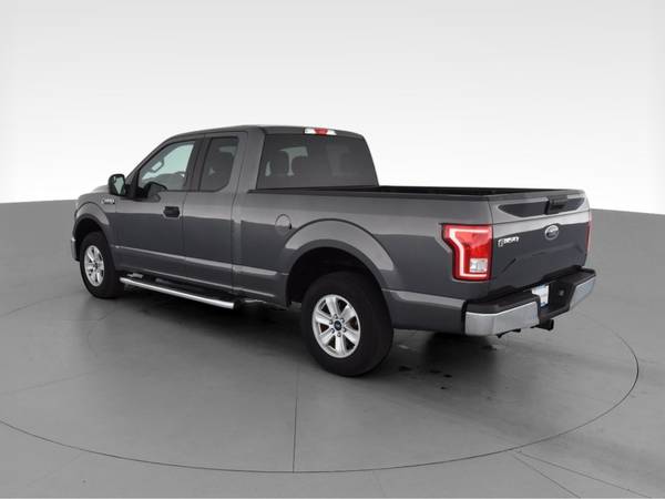 2017 Ford F150 Super Cab XLT Pickup 4D 6 1/2 ft pickup Gray -... for sale in Topeka, KS – photo 7