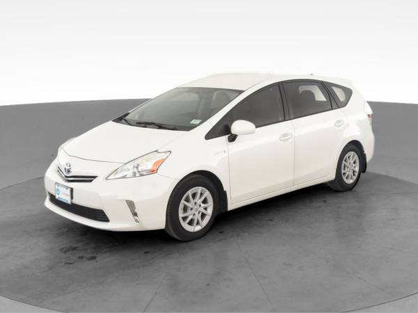 2014 Toyota Prius v Three Wagon 4D wagon White - FINANCE ONLINE -... for sale in Denver , CO – photo 3