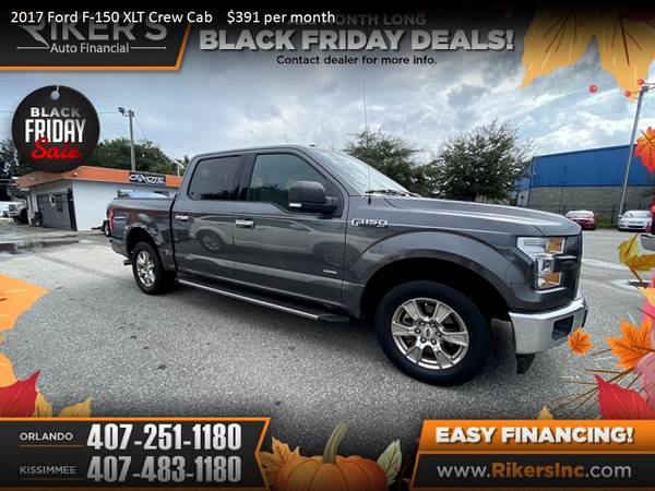 $418/mo - 2017 Ford F-150 XLTCrew Cab - 100 Approved! - cars &... for sale in Kissimmee, FL – photo 14