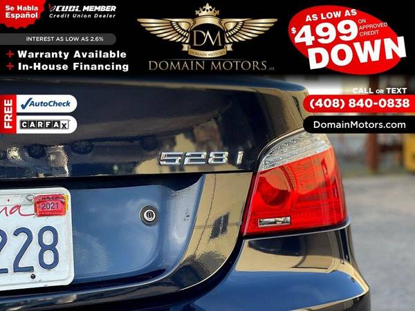 2010 BMW 5 Series 528i 4dr Sedan - Wholesale Pricing To The Public! for sale in Santa Cruz, CA – photo 21
