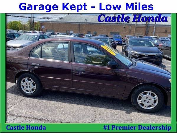 2001 Honda Civic sedan Purple - - by dealer - vehicle for sale in Morton Grove, IL – photo 5