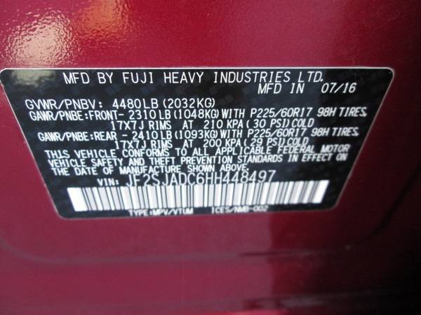 2017 Subaru Forester 2.5i Premium suv Venetian Red Pearl for sale in Fayetteville, AR – photo 16
