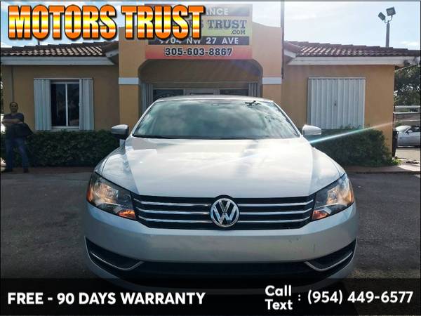 2014 Volkswagen Passat 4dr Sdn 1.8T Auto S 90 Days Car Warranty for sale in Miami, FL – photo 9