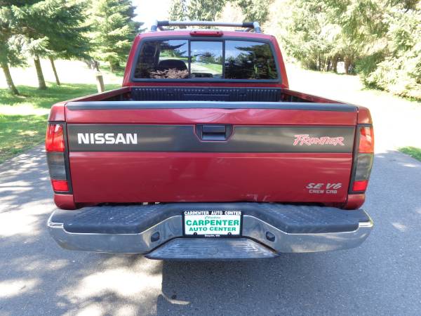 2000 Nissan Frontier SE 4x4 Crew Cab - 2 Owners - Clean Carfax! for sale in Sequim, WA – photo 6