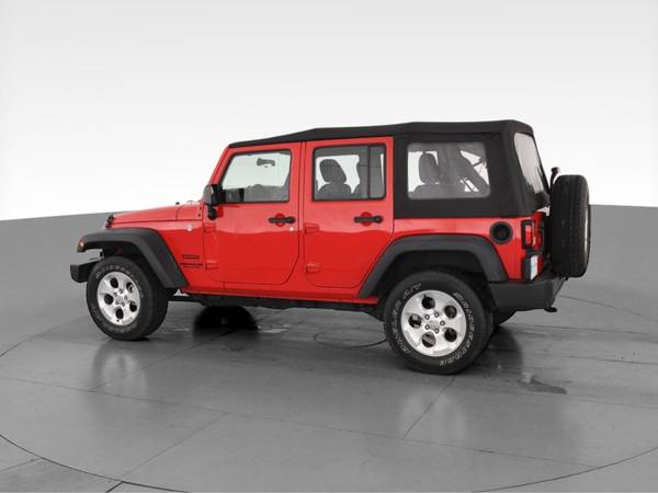 2015 Jeep Wrangler Unlimited Sport S SUV 4D suv Red - FINANCE ONLINE... for sale in Atlanta, MS – photo 6