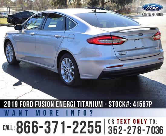 2019 Ford Fusion Energi Titanium Leather Seats - Sunroof for sale in Alachua, FL – photo 5