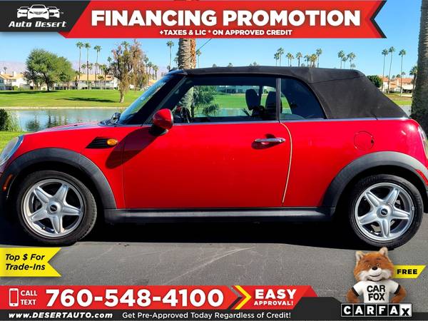 2010 Mini *Cooper* *Convertible* Only $159/mo! Easy Financing! -... for sale in Palm Desert , CA – photo 6
