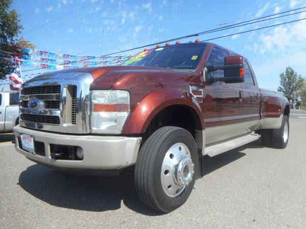 2008 FORD F450 KING RANCH CREWCAB 4X4 DUALLY DIESEL *NEW MOTOR* for sale in Anderson, CA – photo 2
