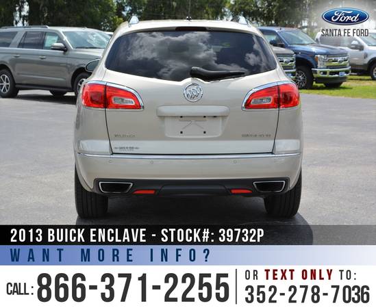 *** 2013 Buick Enclave SUV *** Homelink - Leather Seats - Remote Start for sale in Alachua, FL – photo 6
