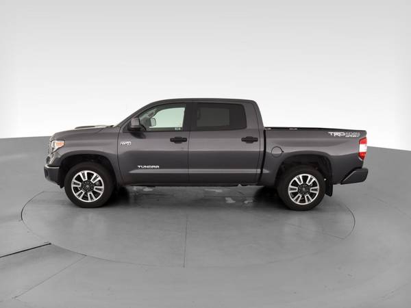 2018 Toyota Tundra CrewMax SR5 Pickup 4D 5 1/2 ft pickup Gray - -... for sale in Palmdale, CA – photo 5