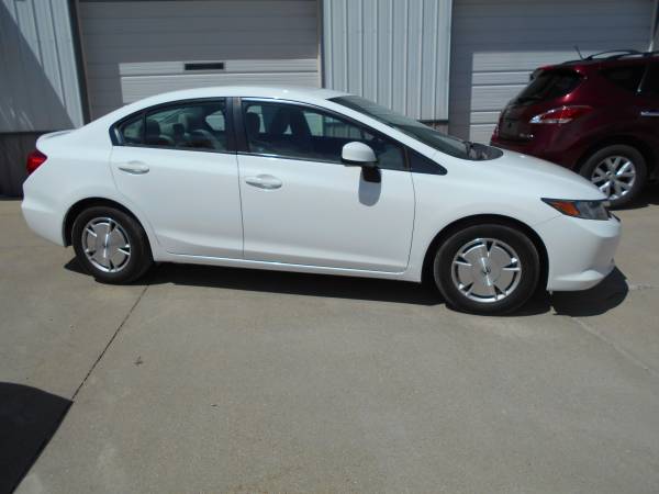 2012 Honda Civic HF - - by dealer - vehicle automotive for sale in Martensdale, IA – photo 4