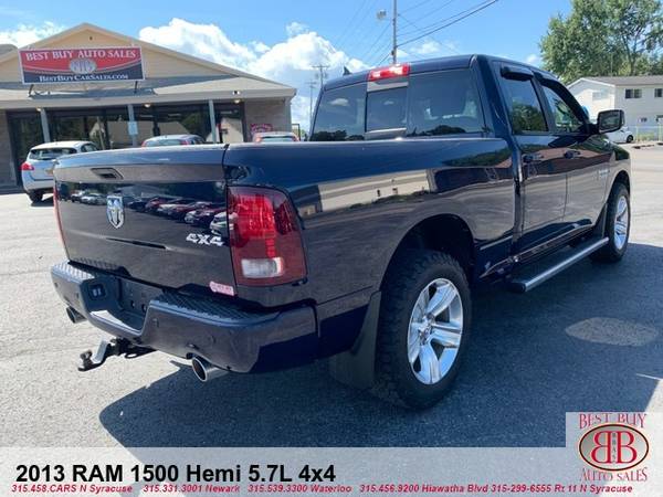 2013 DODGE RAM 1500 HEMI 5.7L 4X4! FULLY LOADED! FINANCING!!! APPLY!!! for sale in N SYRACUSE, NY – photo 3