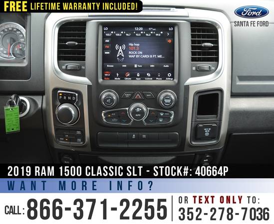 2019 Ram 1500 Classic SLT 4WD *** Camera, SiriusXM, Flex Fuel *** -... for sale in Alachua, AL – photo 12