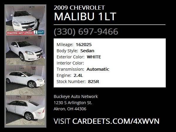2009 CHEVROLET MALIBU 1LT - Easy Terms, Test Drive Today! - cars &... for sale in Akron, OH – photo 19