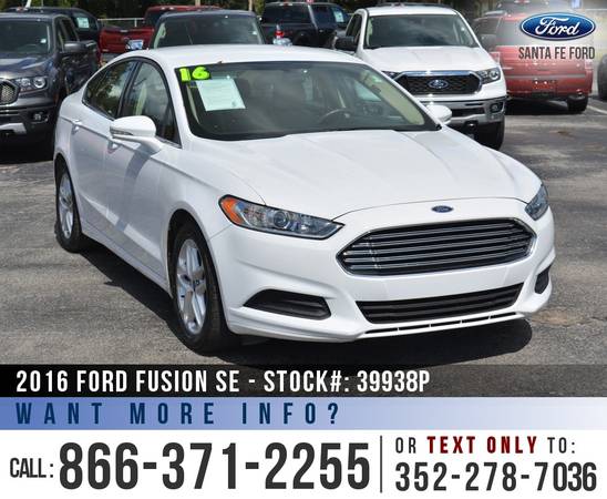 *** 2016 Ford Fusion SE *** SYNC - Bluetooth - Touchscreen - Camera for sale in Alachua, GA