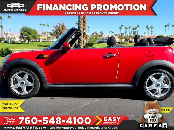 2010 Mini *Cooper* *Convertible* Only $159/mo! Easy Financing! -... for sale in Palm Desert , CA – photo 5
