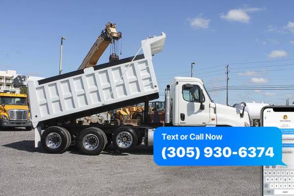2011 Freightliner Cascadia Tri Axle Dump Truck For Sale *WE FINANCE... for sale in Miami, FL – photo 7