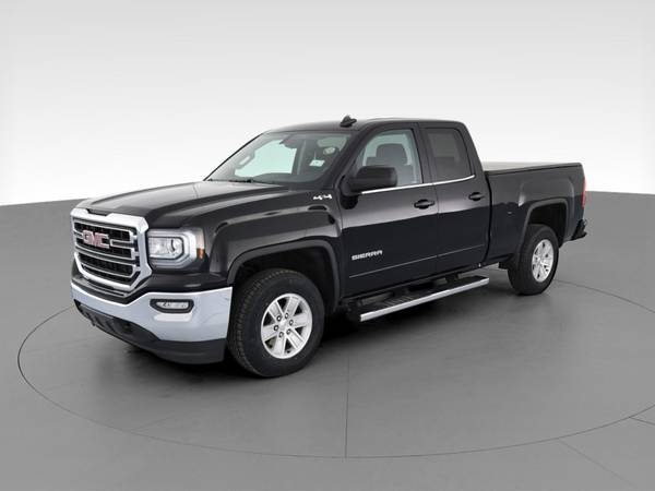 2018 GMC Sierra 1500 Double Cab SLE Pickup 4D 6 1/2 ft pickup Black... for sale in Brooklyn, NY – photo 3
