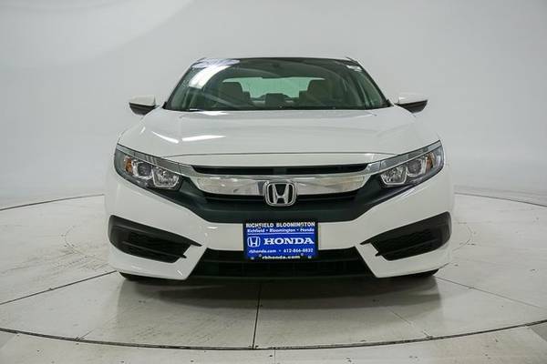2017 *Honda* *Civic Sedan* *LX CVT* Taffeta White - cars & trucks -... for sale in Richfield, MN – photo 23