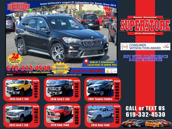 2017 BMW X1 SDRIVE28I-EZ FINANCING-LOW DOWN! - cars & trucks - by... for sale in El Cajon, CA – photo 24