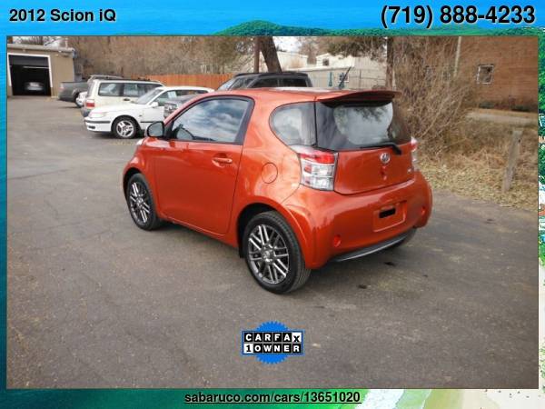 2012 Scion iQ 3dr HB - cars & trucks - by dealer - vehicle... for sale in Colorado Springs, CO – photo 6