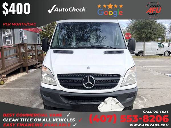 400/mo - 2012 Mercedes-Benz Sprinter 2500 Cargo Extended w/170 WB for sale in Kissimmee, FL – photo 7