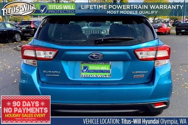 2018 Subaru Impreza AWD All Wheel Drive Sport Hatchback - cars &... for sale in Olympia, WA – photo 3