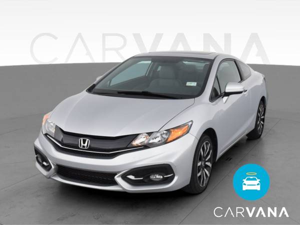 2014 Honda Civic EX-L Coupe 2D coupe Silver - FINANCE ONLINE - cars... for sale in Buffalo, NY