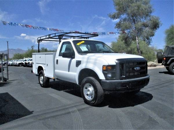 2008 Ford Super Duty F-350 4WD Regular Cab Service Work Truck with... for sale in Tucson, AZ – photo 3