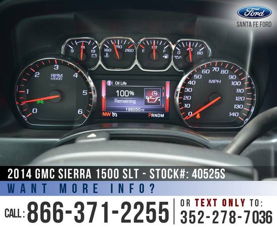‘14 GMC Sierra 1500 SLT *** Leather Seats, Touchscreen, Bluetooth... for sale in Alachua, FL – photo 11