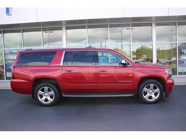 2015 Chevrolet Suburban SUV LTZ - Chevrolet Crystal Red Tintcoat for sale in Green Bay, WI – photo 3