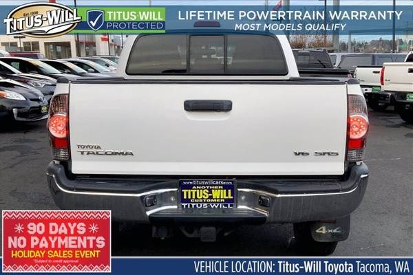 2013 Toyota Tacoma 4x4 4WD Truck SR5 Crew Cab - cars & trucks - by... for sale in Tacoma, WA – photo 3