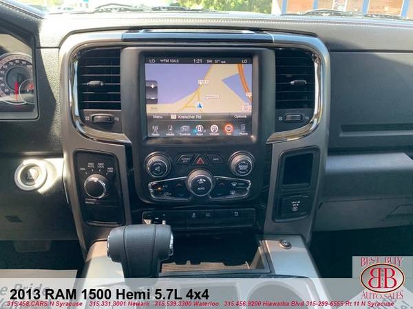 2013 DODGE RAM 1500 HEMI 5.7L 4X4! FULLY LOADED! FINANCING!!! APPLY!!! for sale in N SYRACUSE, NY – photo 17