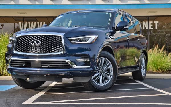 2019 *INFINITI* *QX80* *LUXE AWD* Hermosa Blue - cars & trucks - by... for sale in Oak Forest, IL – photo 3