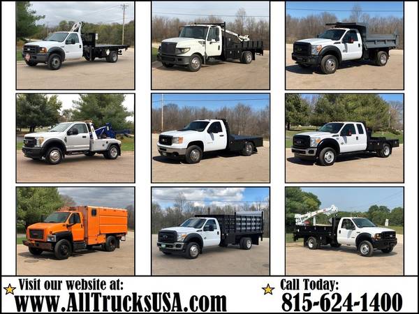 FLATBED & STAKE SIDE TRUCKS CAB AND CHASSIS DUMP TRUCK 4X4 Gas for sale in Louisville, KY