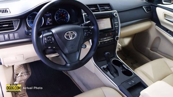 2015 Toyota Camry Hybrid LE sedan Creme Brulee Mica for sale in San Jose, CA – photo 4
